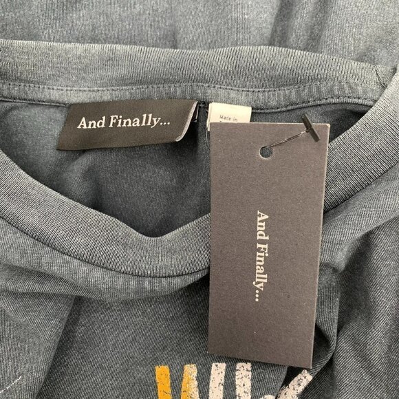 And Finally Top Shop Ice T What Ya Wanna Do graphic t-shirt gray new Medium - Picture 5 of 6